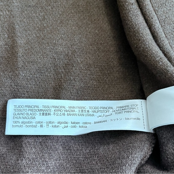 NWT - Massimo Dutti Men’s Hideable Hood Cotton Zip Up Cardigan Size- Size XL - Picture 9 of 10